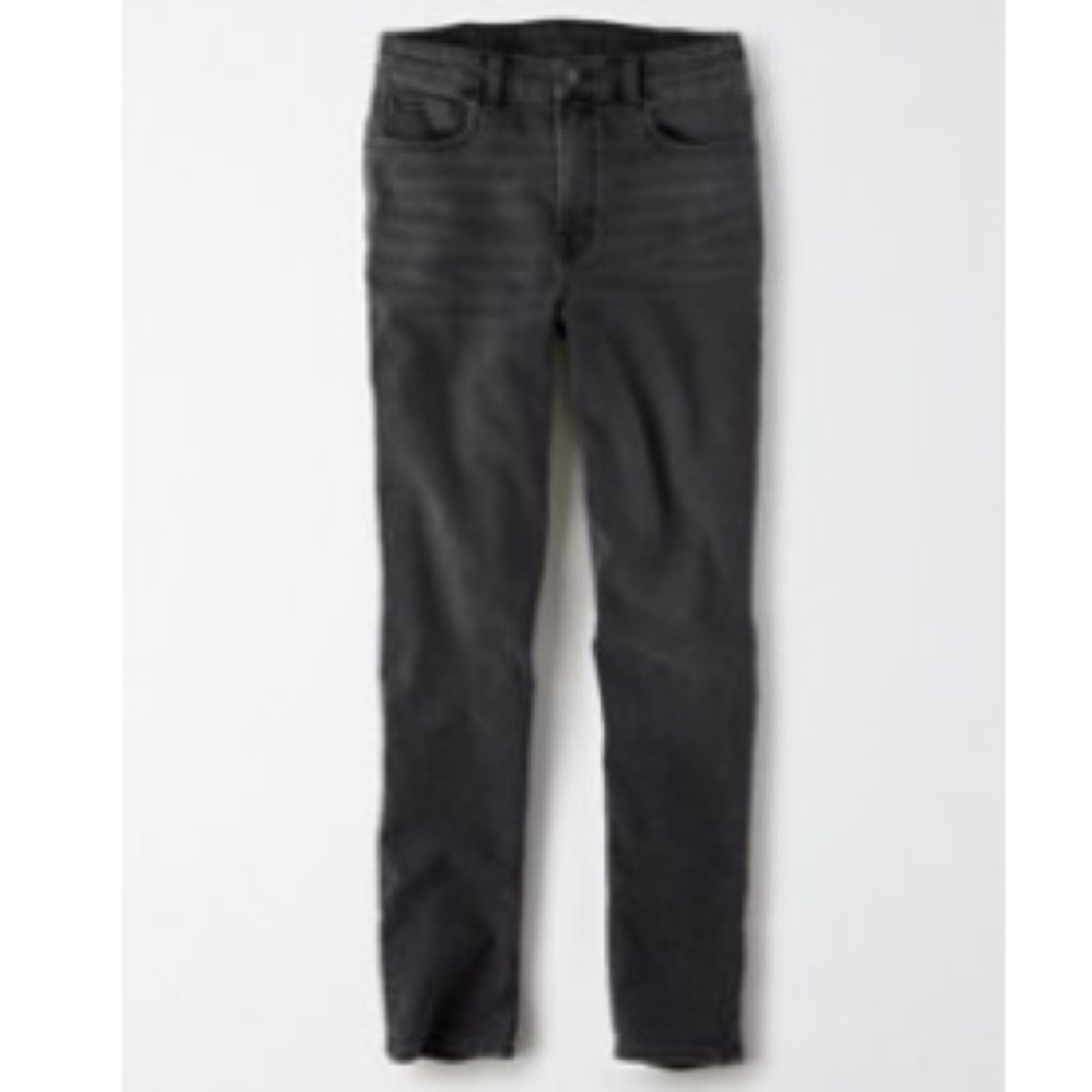 AE stretch mom jean